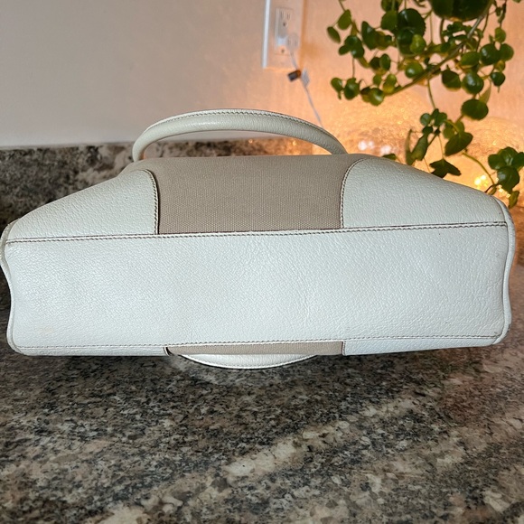 Prada Cinghiale-Trimmed Canapa Tote - Picture 10 of 11